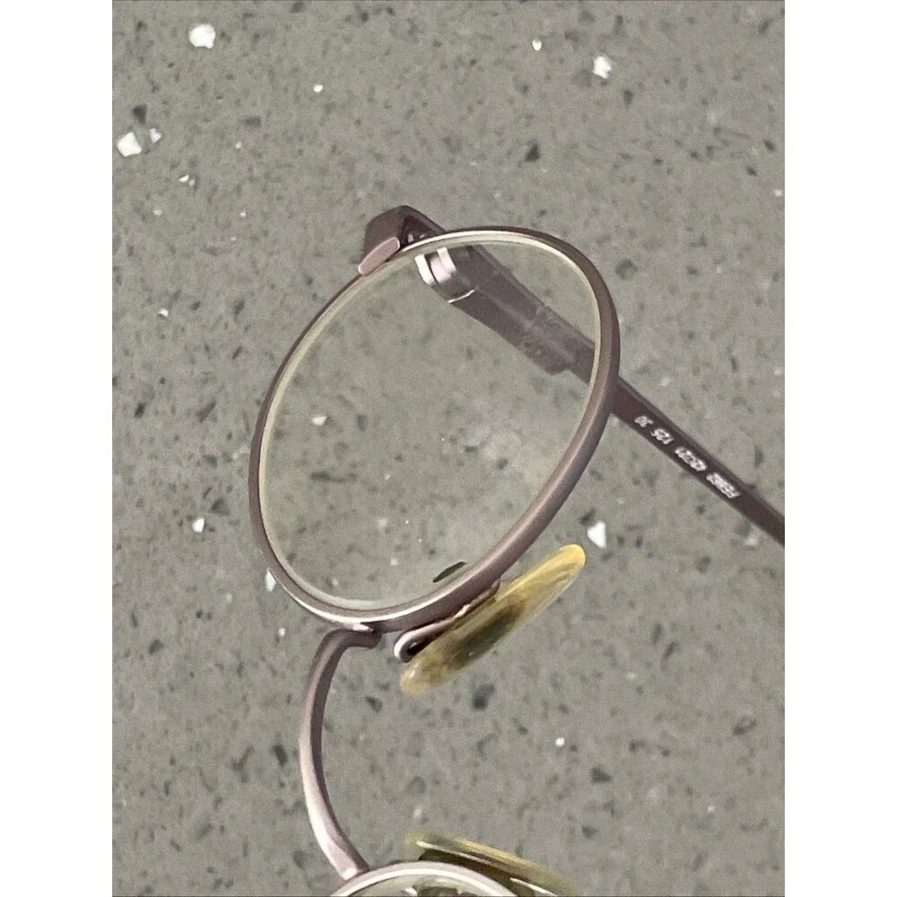 Fergani FE862 Eyeglasses Frame Only 42-21-125 30 Pink Round Italian Full Rim